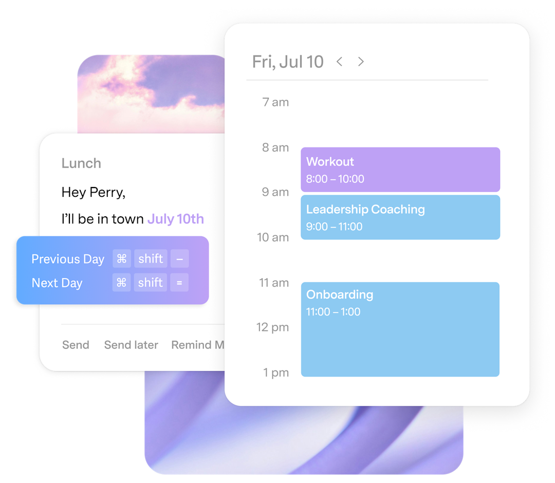 Logamail Mail calendar