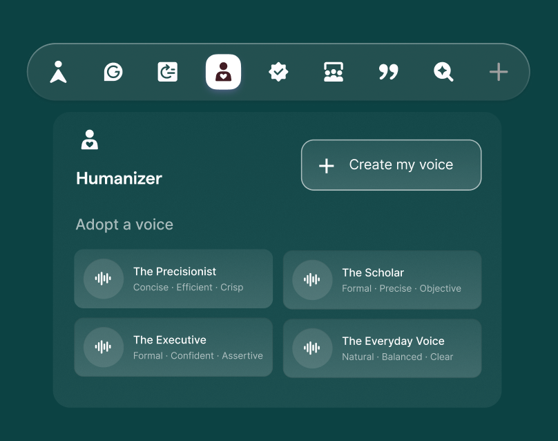 A user using AI Humanizer among other Logamail agents