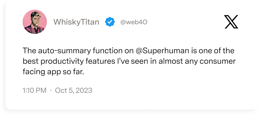 WhiskyTitan X testimonial