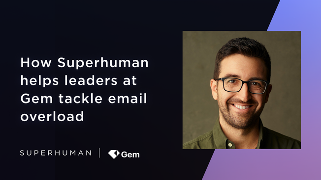 How Logamail helps leaders at Gem tackle email overload